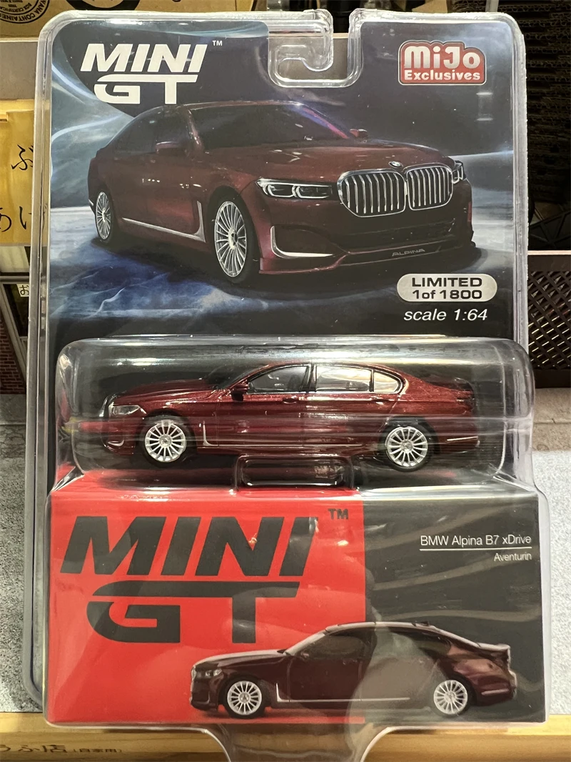 

TSM MINIGT 1/64 # 693 alpina B7 drive RED Die-cast alloy car model collection display gifts