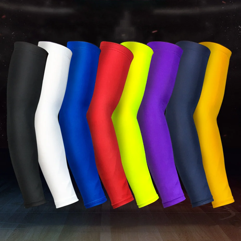 

1 Pair Sun Protection Elbow Sleeve Padded Arm Guard Breathable Long Compression Wear For Sports Outdoor Fitness Health Care Xl