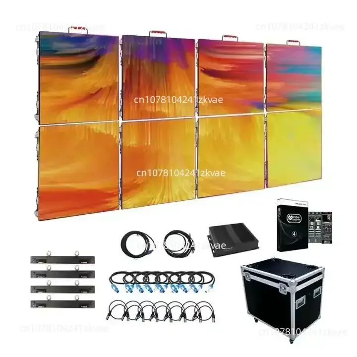 500x500mm Indoor Outdoor P2.6 P2.9 P3.91 P4.8 Stage Background Led Video Wall Seamless Splicing Rental LED Display Screen