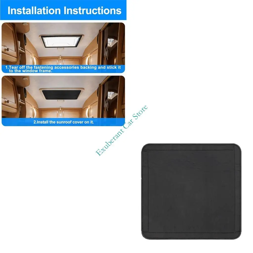 

Travel Trailer Heat Screen 16x16 Inch Layered Sturdy Cloth For Vehicle Ceiling Ventilation Gaps