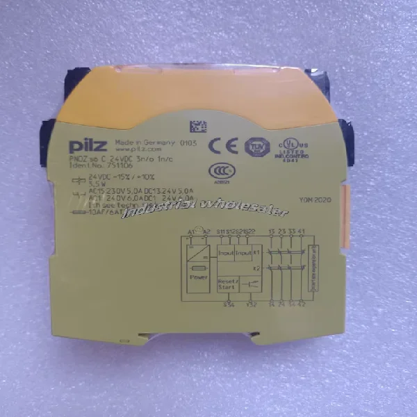 

Новое защитное реле S6 7511, 24 В постоянного тока, 3 НО, быстрая доставка, оригинальное, в наличии, для ПЛК