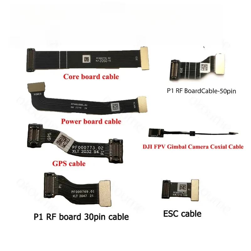 

P1 RF Board 30/50pin / GPS/ESC Vision Board E1E-cord Board Cable Gimbal Camera Coaxial Line for DJI FPV