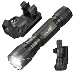 Linterna táctica militar UltraFire WF-501B Pro, portátil, recargable, LED, 1200 lúmenes, para caza al aire libre