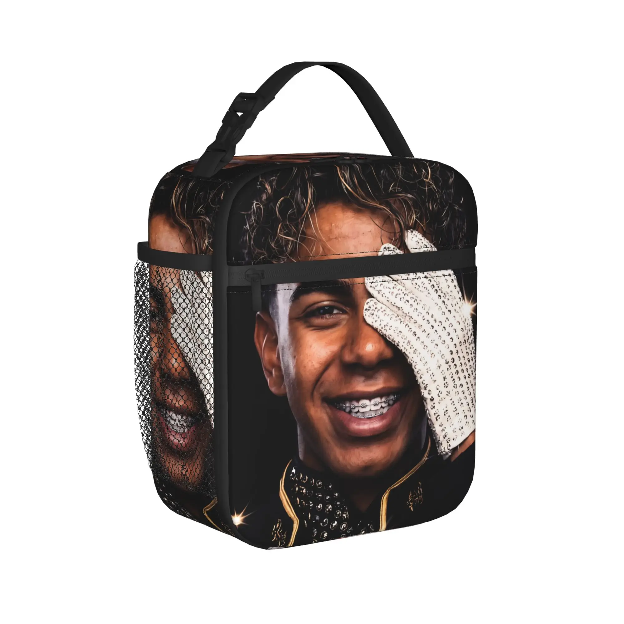 Lamine Y-Yamal Football Soccer Thermal Insulated Lunch Bag for Travel  Portable Food Bag Thermal Cooler Lunch Box
