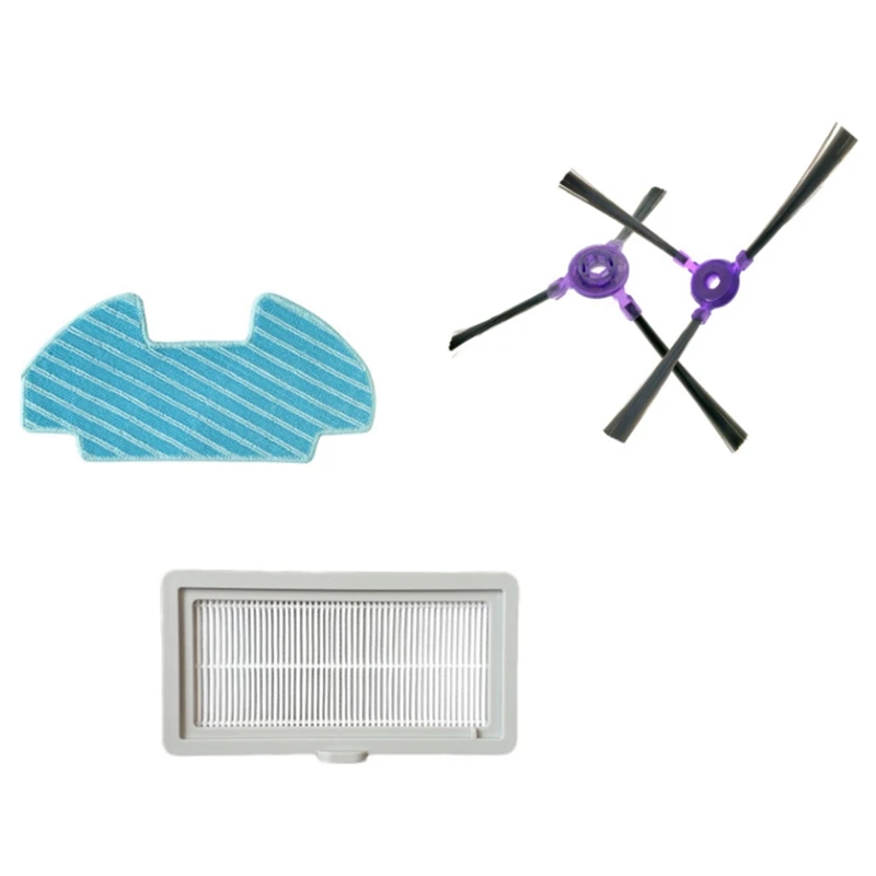 Боковая щетка робота, Hepa фильтр, Швабра для Midea I5 MR09 VCR08, детали для замены, 4 шт.
