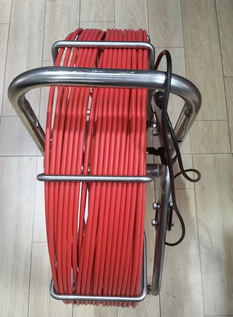 

7mm Fiberglasses Cable, 304 cable rack，For Pipe Inspection Video Sewer Camera Drain Pipeline Industrial Endoscope Wire Repair R