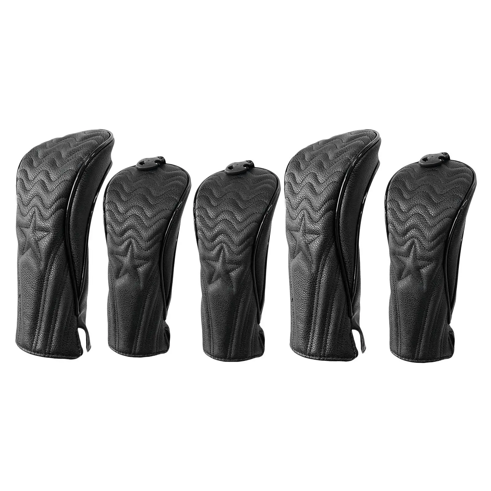 

Waterproof Golf Wood Headcover Durable PU Drivers Covers Utility Protector