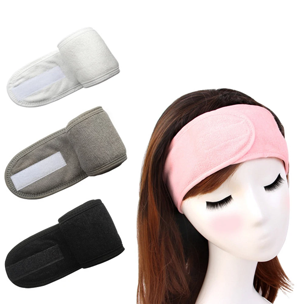 

Fashion Yoga Cosmetic Shower Adjustable Caps Head Band Makeup Hairband Tiara Turban Turban