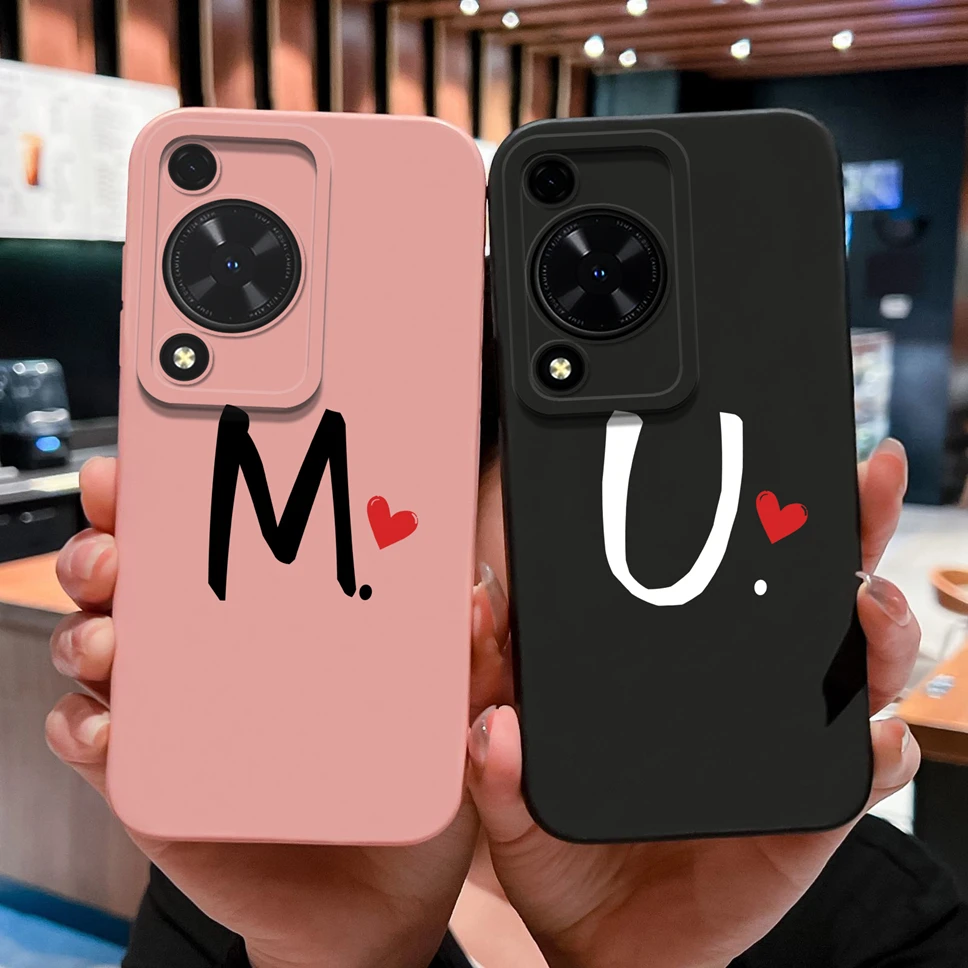 

Чехол для телефона Huawei Enjoy 70 Pro 70X с любовными буквами, мягкий силиконовый чехол с полной защитой для Enjoy 7 0 X, высококачественный чехол Funda