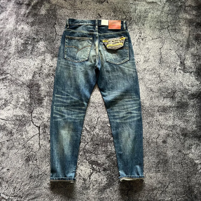 Only size 31 36 38 Available another size do not order Selvedge 100% Cotton Denim Jeans for Men Vintage Tapered Straight Pants