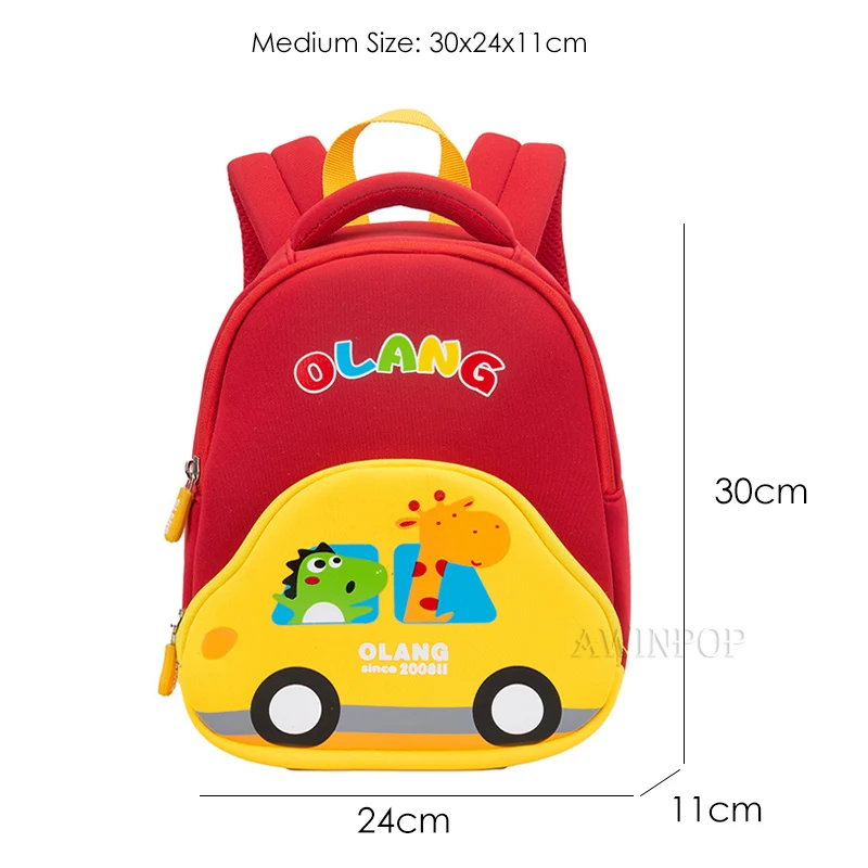 Cartoon Car Children School Bags Girls 3D Cute Design Kindergarten Kid Anti Lost School Backpacks for Boys Gift Mochila Escolar