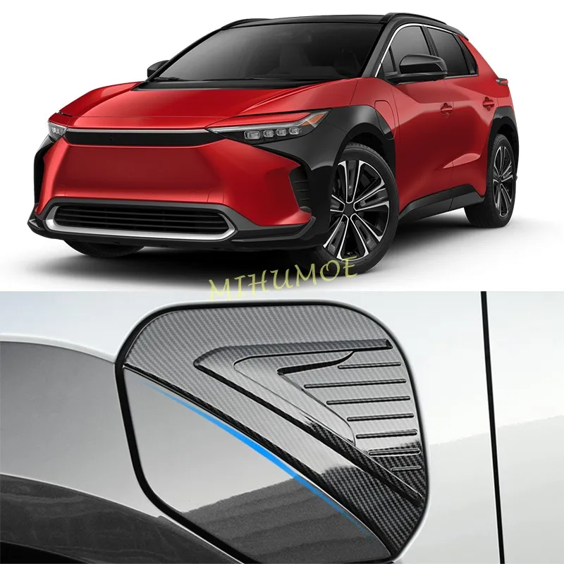 

Carbon Fiber Car Charging Port Cap Cover Trims For Toyota bZ4X 2023 2024 2025 Accessories