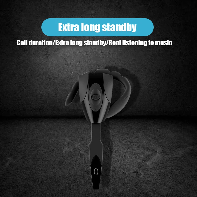 #Wireless Headphones Business Earphones Bluetooth-Compatible Headset Microphone Rechargeable Standby Car Driving Sport Handsfree