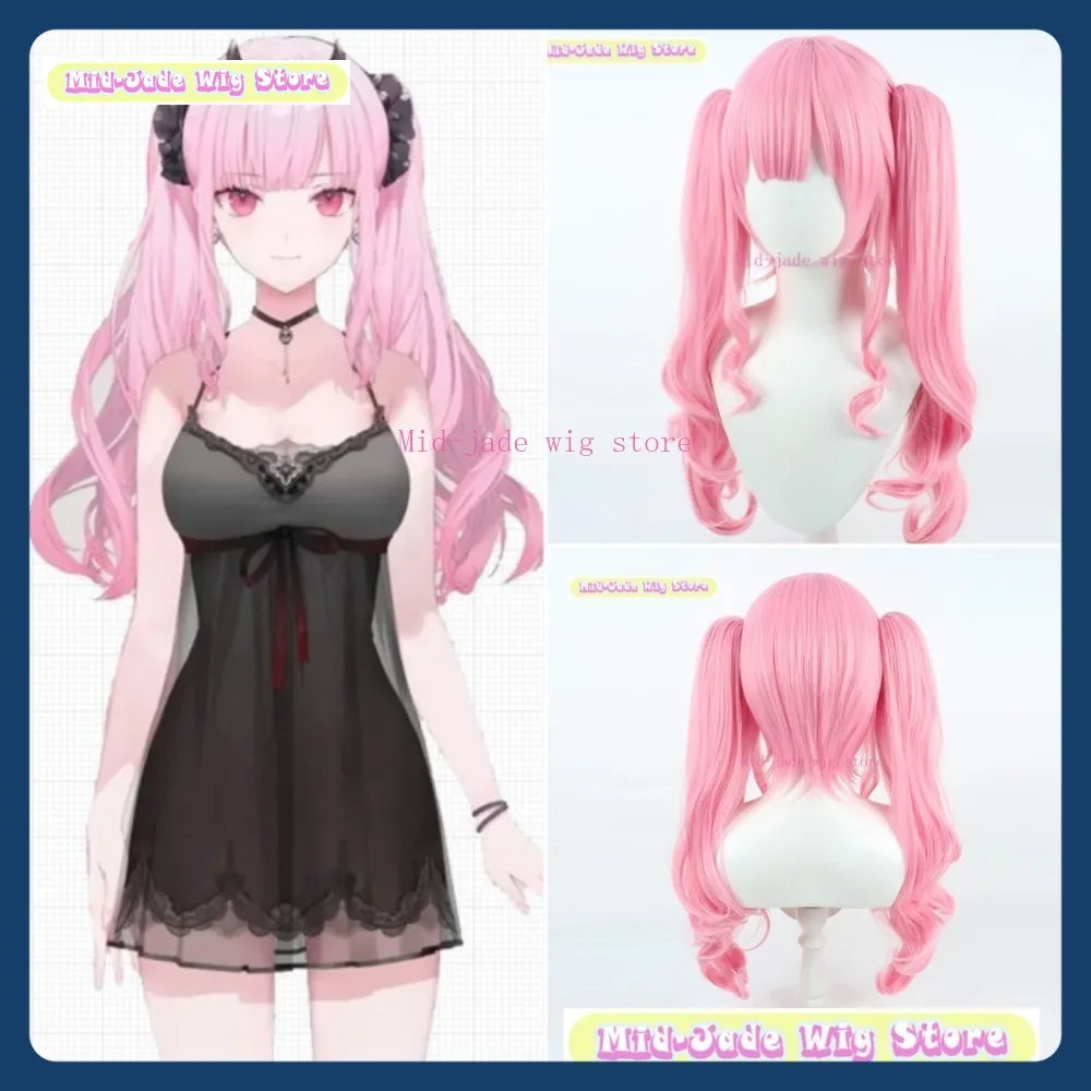 

Mid-jade Wig Store Hololive Mori Calliope PJ VTuber Cosplay Wig Anime Game Role Playing Synthetic Hair Halloween Party
