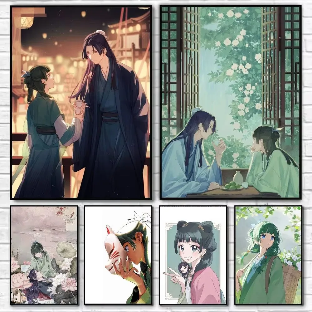 Oil Painting By Number Kit The Apothecary Diaries Anime Art Canvas Wall Art for Adults DIY Home Decor Gift Frameless