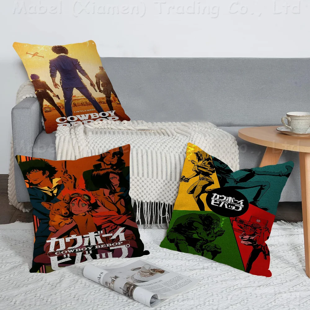 

Anime Cowboy Bebop Pillowcases Home Bedding Decorative Pillow Cover Wedding Super Soft Pillow Case