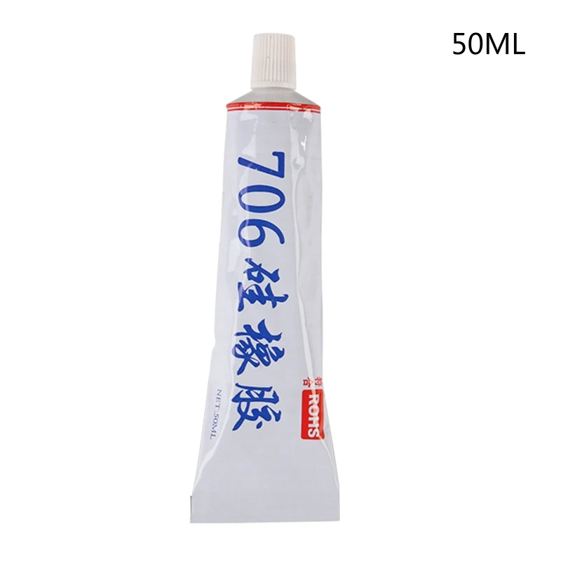 จาระบีซิลิโคนหลอด Super กาว50ML กันน้ำ Anti-Moisture Anti-Fire สำหรับ Home