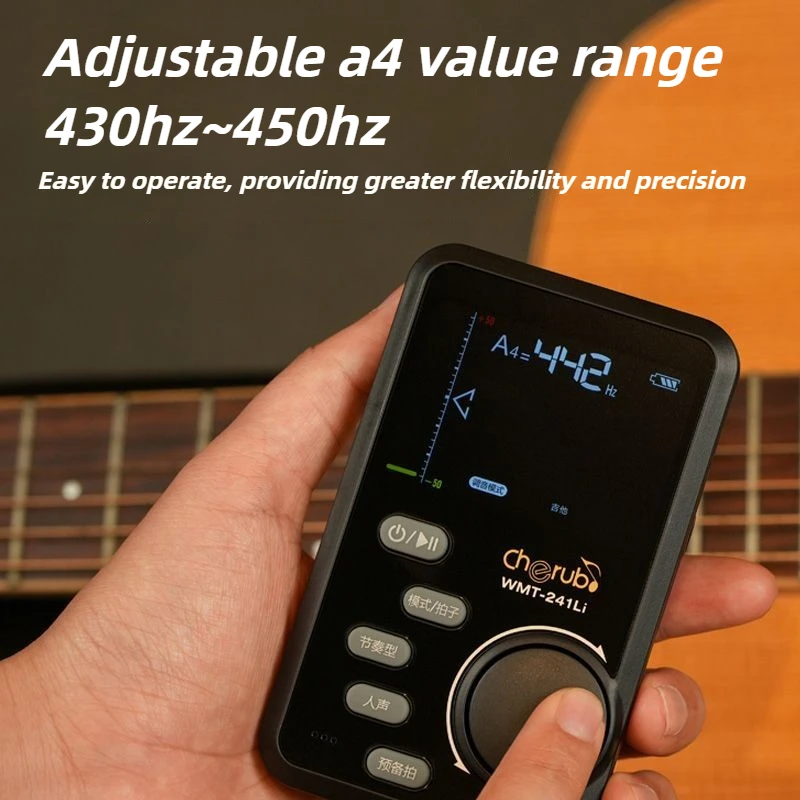 Piano Metronome Portable Vertical Guitar Tuner Professional Vocal Count Metronomes Violin Drums Music Instrument Accessories image 3