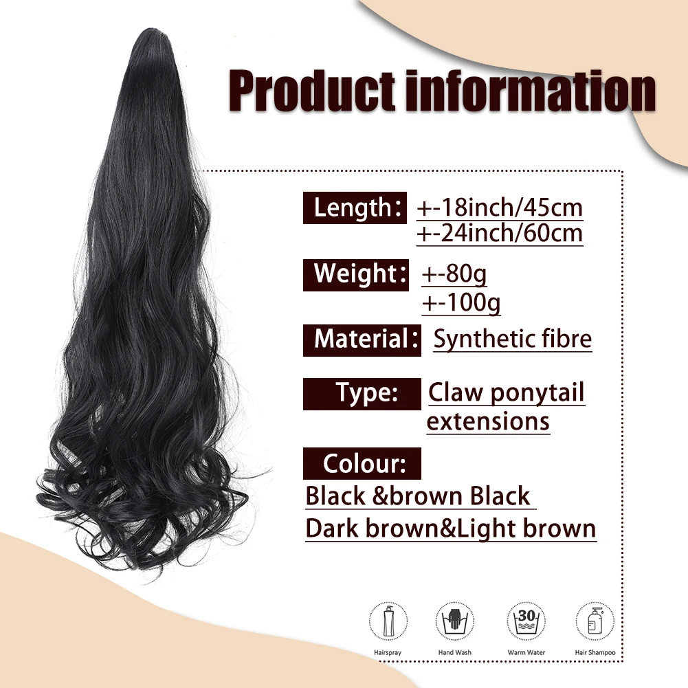 Claw Clip in Hair Extension 24