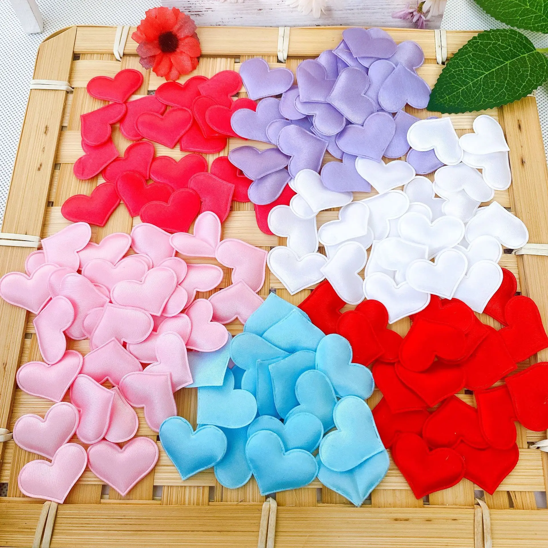 1000 Stks/zak 3Cm Gemengde Kleur Spons Hart Vormige Confetti Gooien Bloemblaadjes Voor Bruiloft Huwelijk Home Rozenblaadjes Party Accessoires