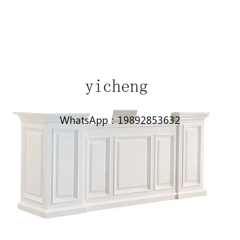 ZF Simple and Light Luxury Bar Counter Beauty Salon Pavilion of Regimen Reception Desk Training Cashier