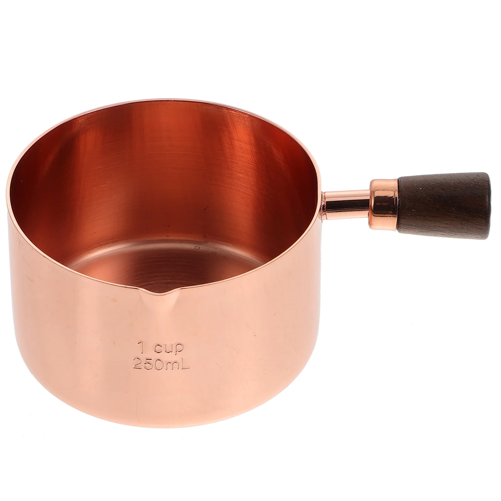 

1Pcs Wooden Handle Sauce Bowl Stainless Steel Thickened Steak Sauce Cup Kitchen Seasoning Pot Food Dipping Container for Hot Pot