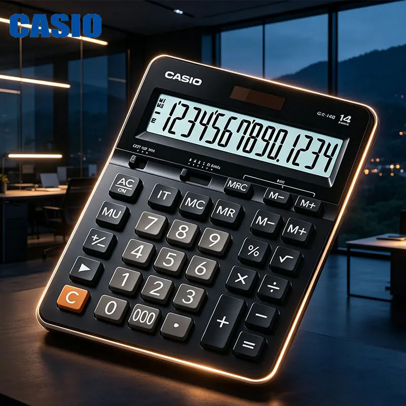 Casio GX-12B/GX-14B/GX-120B Calculator with Delicate Texture Body, precise and Stable Operation, Suitable for Long-Term Use.