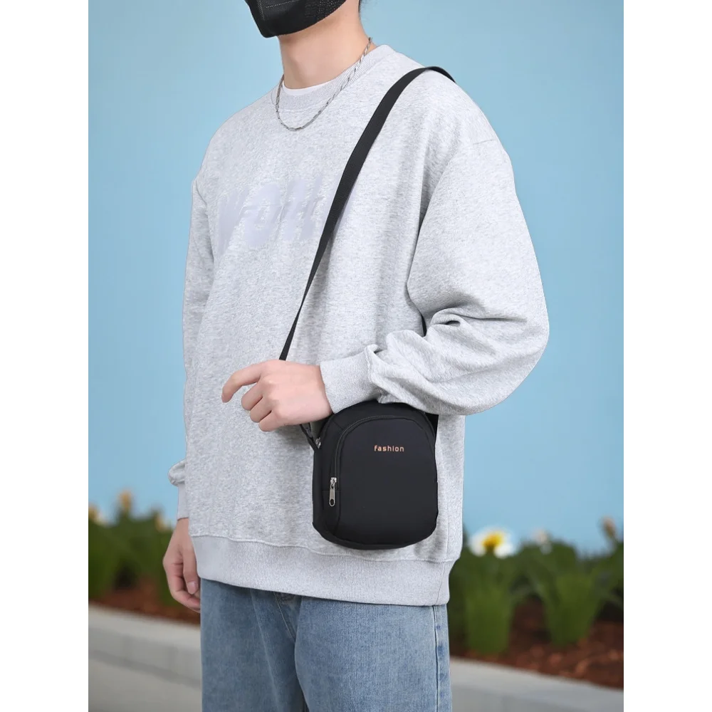 

Single Shoulder Bag For Men Nylon Bag For Women Letter PrintedCrossbody Bag For Men Trendy And Versatile