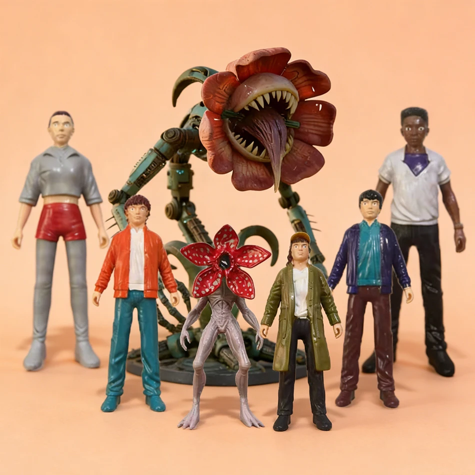 

Коллекционные фигурки из ПВХ: Декор для дома, игрушки и аксессуары по мотивам сериала «Изгой-для-человеков» (Элевин, Дастин, Барб, Стив, Демогоргон)