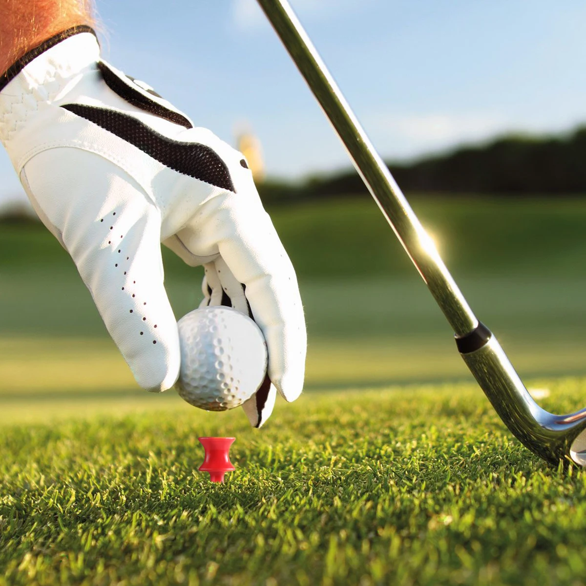 

40Pcs 4 Sizes Golf Tee Set Lightweight Strong Plastic Step Tees Durable Use Training Accessory Step Tees Plastic Tee