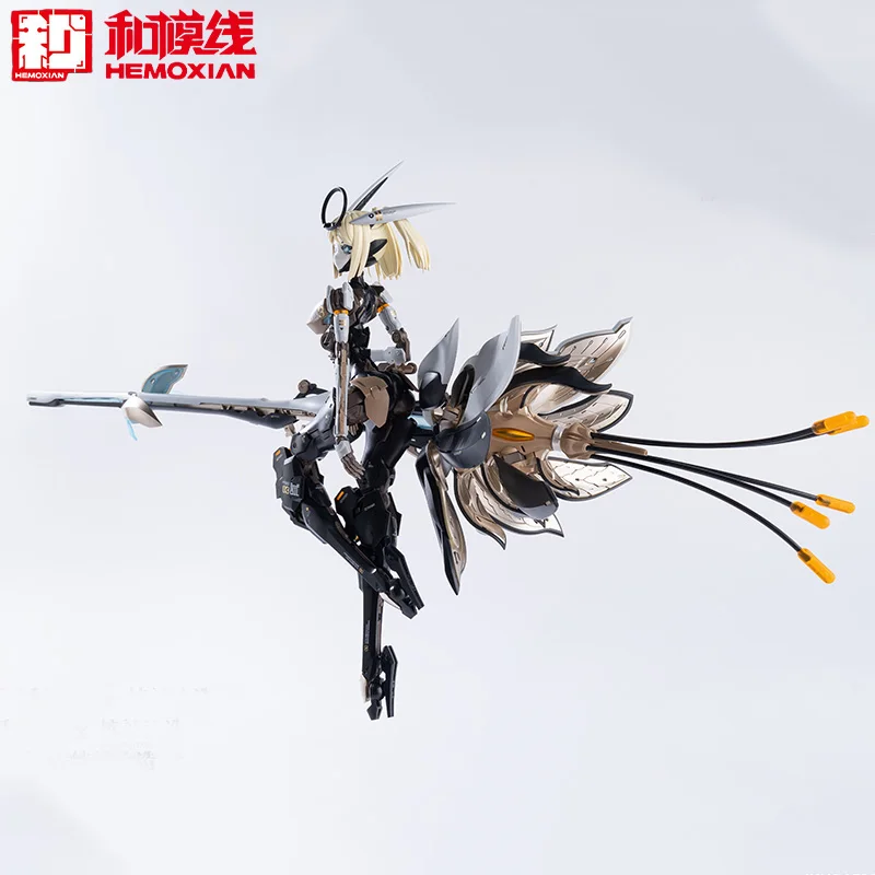 Hemoxian Hechengzhizao 1/10 Rosa Project Star Lily в сборе, подвижная модель девушки-меха, принт логотипа Rosa Project/Eco-ABS, ABS