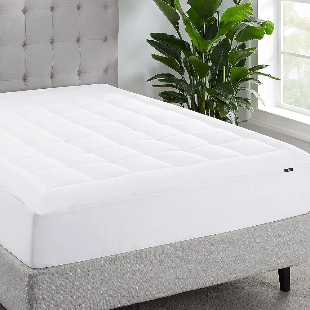 

Comfortsure Queen Mattr Cover, Fitted Pillow Top Mattr Pad, Super Soft And Breathable Quilted Cotton Protector With 18""