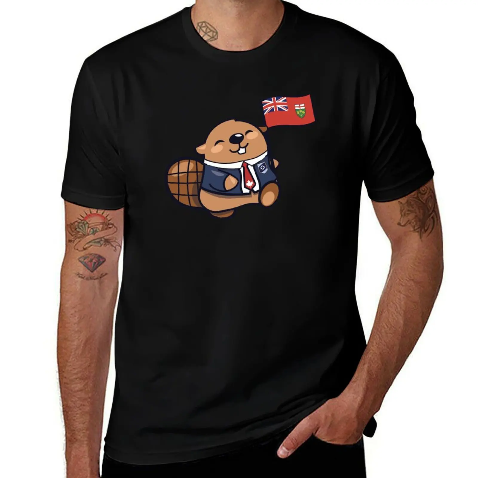 

ONDECA Beaver Buddy T-Shirt funny t shirts man man t shirts graphic T-Shirt