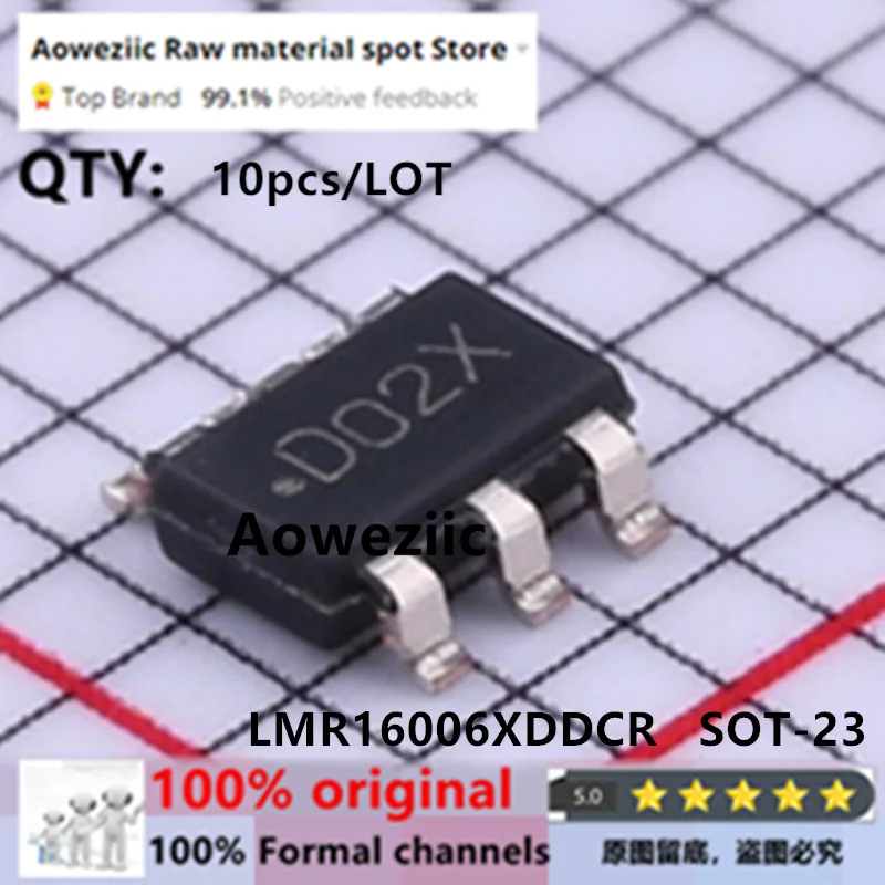 Aoweziic 2024+ 100 % neuer importierter Original-Spannungsregler-Chip LMR16006XDDCR D02X SOT-23
