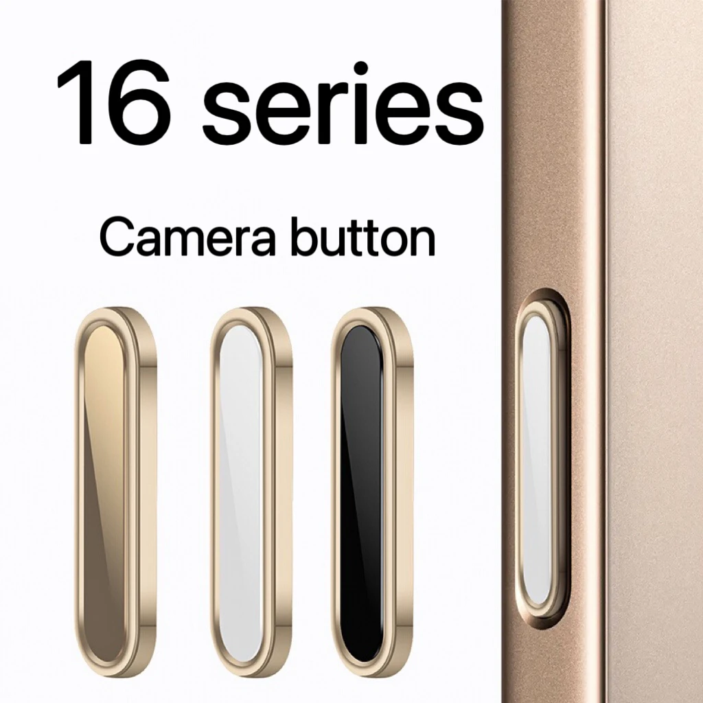 Für iPhone 16 Pro Max Plus Kamera Shortcut Key Protection Legierung Schutzaufkleber, Schutzfolie, berührungsempfindlich