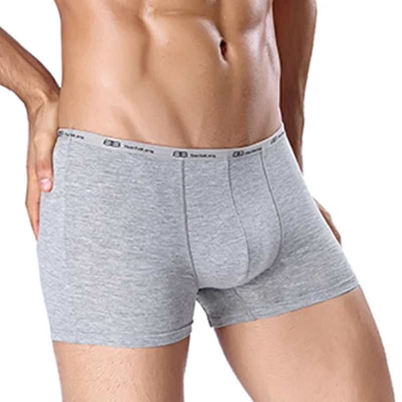 Modal Seamless Boxer Trunks Men U Convex Pouch Underpants Soft Lingerie Male Breathable Panties Boxer Briefs Comfortable Shorts