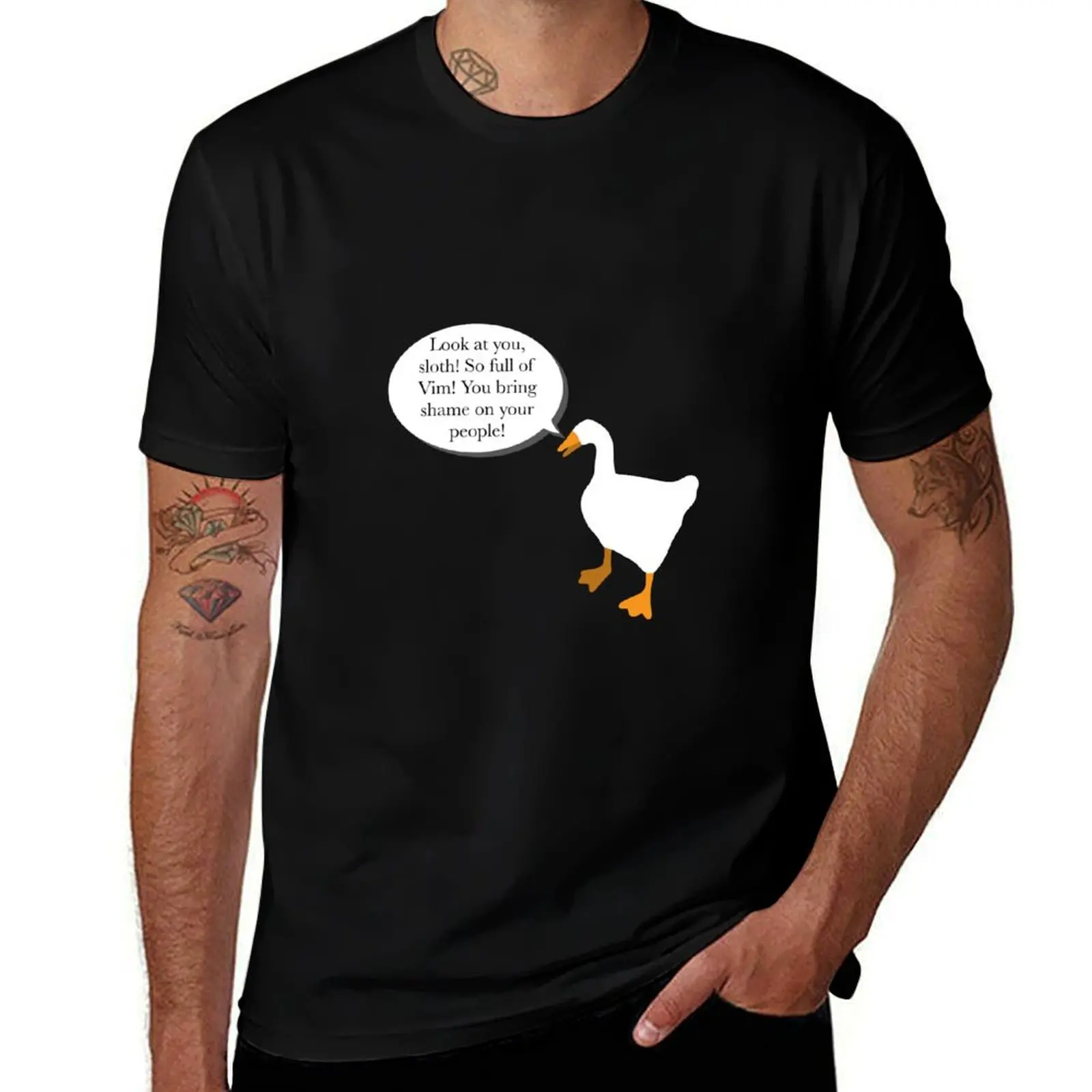 Goose from James Acaster’s Sloth Fable Story T-Shirt Sun Block Outdoor T-Shirt