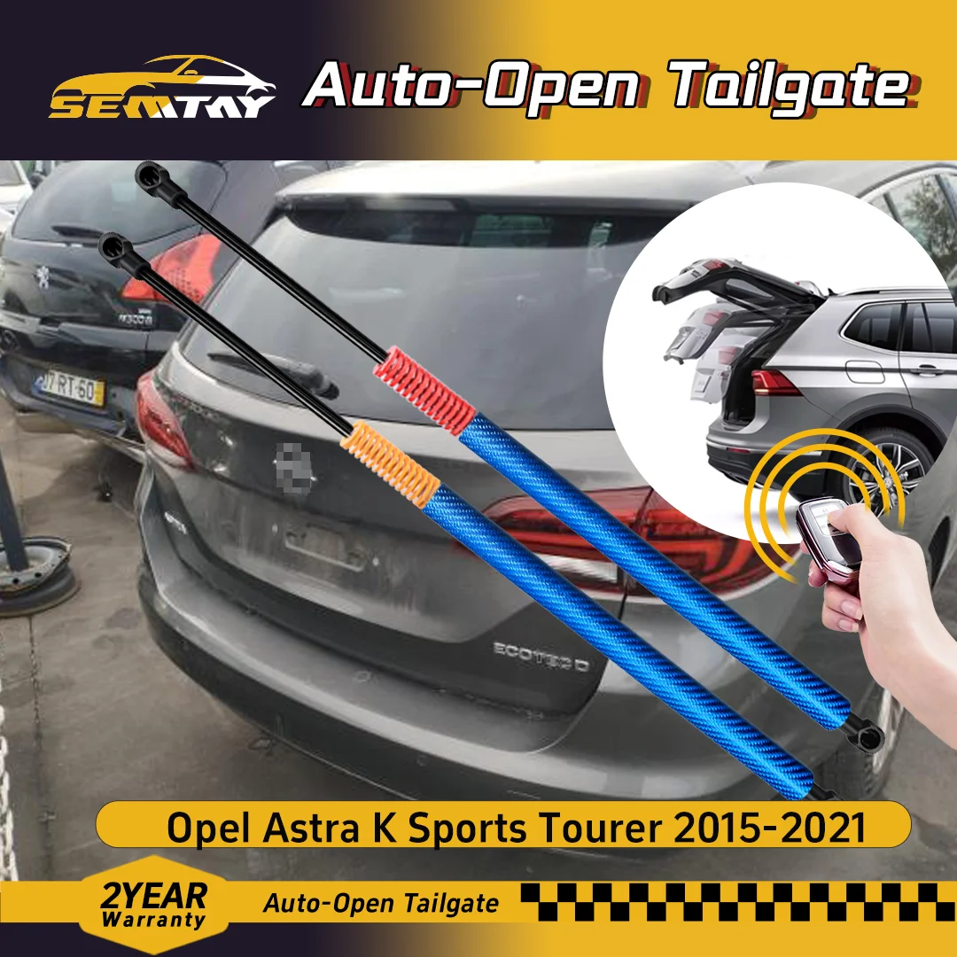 SEMTAY Automatic Lifting Trunk Struts with Spring for K Sports Opel Astra K Tourer 2015-2021 Rear Tailgate Boot Lift Supports