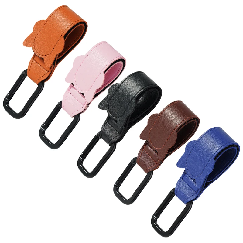 3 Pcs New Hot Selling Stroller Accessories Hanging Buckle Shopping Cart Pram Hook Convenient Cute Cartoon Shape Easy Parenting