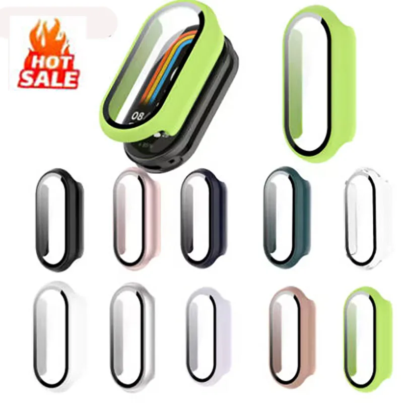 

For Xiaomi Mi Band 10 Anti-scratch Protective Cover All-around PC Screen Protector Bumper For Mi Band 10FNC Accessories