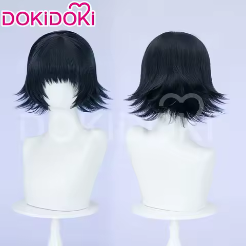 IN STOCK Shizukuu Wig Anime Cosplay DokiDoki Women 35cm Short Black Hair Shizukuu Cosplay Wig Free Wig Cap