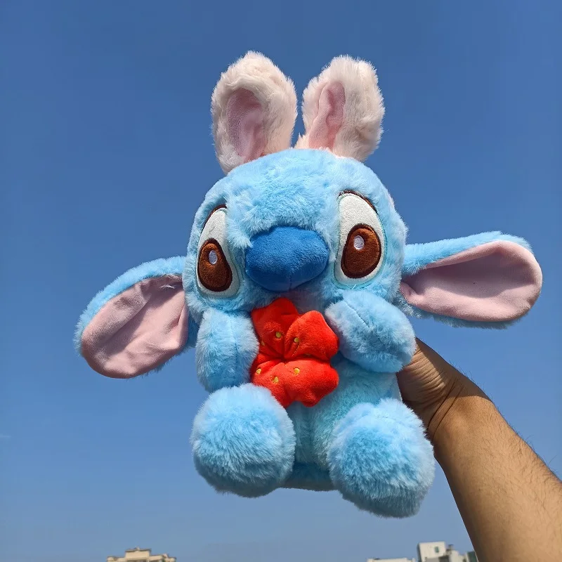 

Disney Lilo and Stitch Plush Toys Cosplay Rabbit Cute Anime Stich Stuffed Plushie Kawaii Doll Angel Soft Kids Birthday Gifts