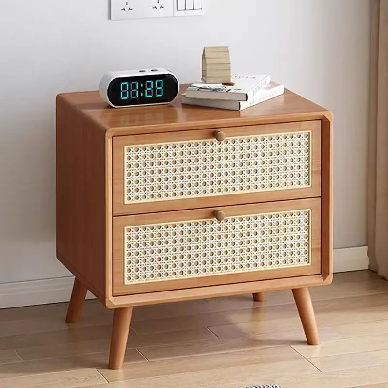 

45X45X35CM горячая распродажа, современная и простая прочная прикроватная тумбочка, деревянный прикроватный шкаф для хранения