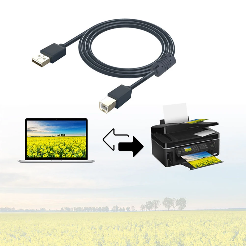 

USB Printer Type Type Printer to B Data Charging Cord USB 2.0 High Speed Twisted Pair Male To Male Cable Shielded