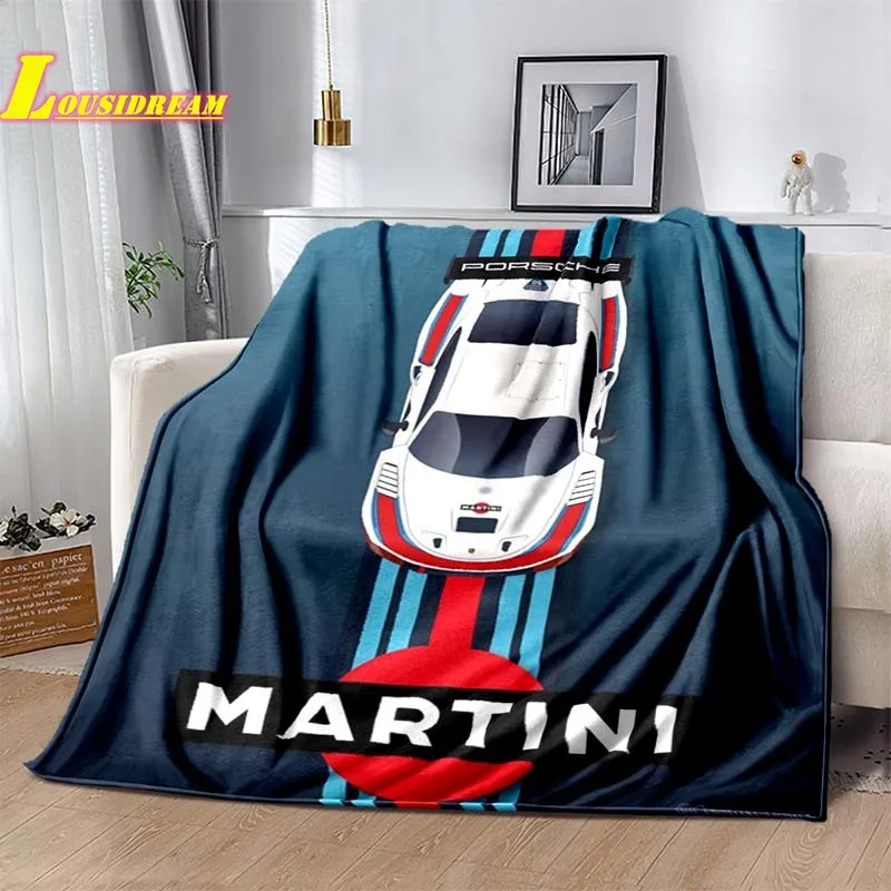 Martini logo blanket home sofa bed cover bed sheet warm and comfortable beautiful flannel blanket home travel birthday gift