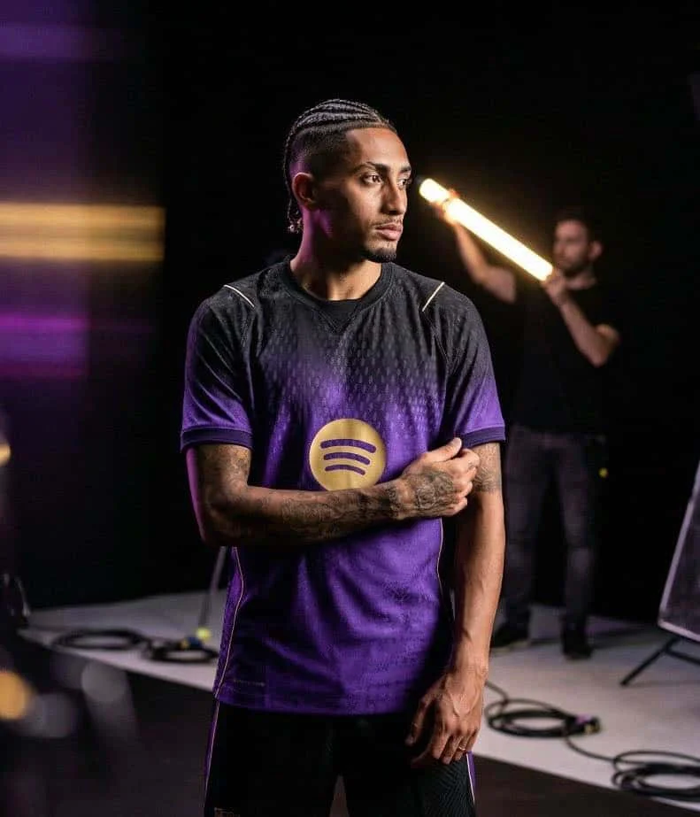 Gradient Purple‑Black Sports Jersey Style 3D All‑Over Print T‑Shirt Men Women Breathable Short Sleeve Street Fan Tee Top