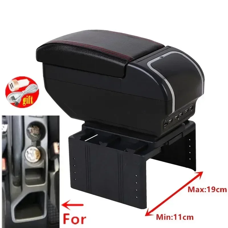 

Central armrest box For Hyundai I20 armrest box For Hyundai I20 2020-2024 Car Armrest box Storage Box Cup holder