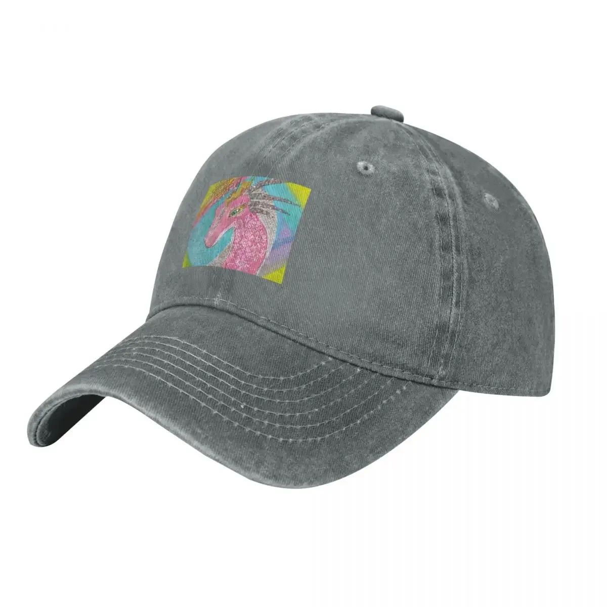 Pink Ray Crystal Dragon Baseball Cap Hat Man Luxury hiking hat Women's Golf Wear Men's