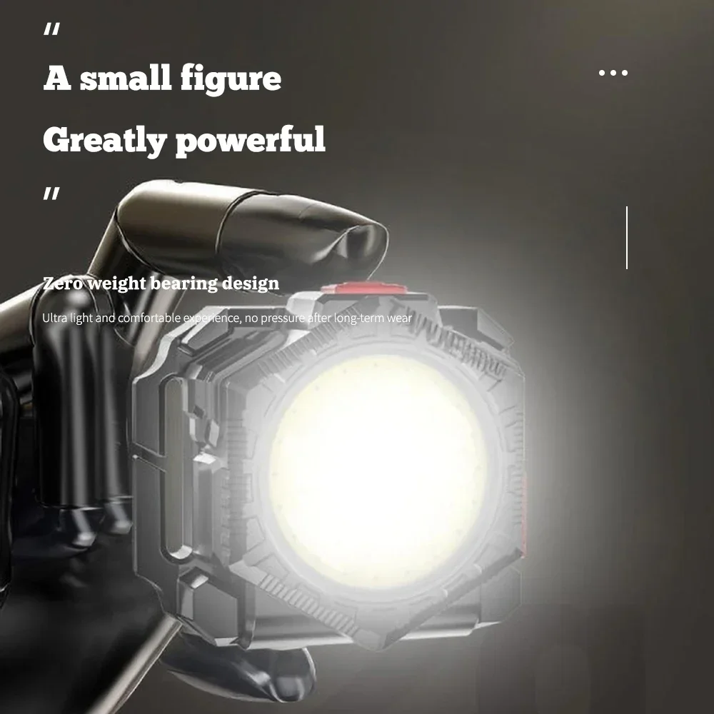 LED Wrist Light Mini Portable Flashlight USB Rechargeable Watch Lamp Wrist Lighting Torch Flashlight Outdoor Sport Running Light