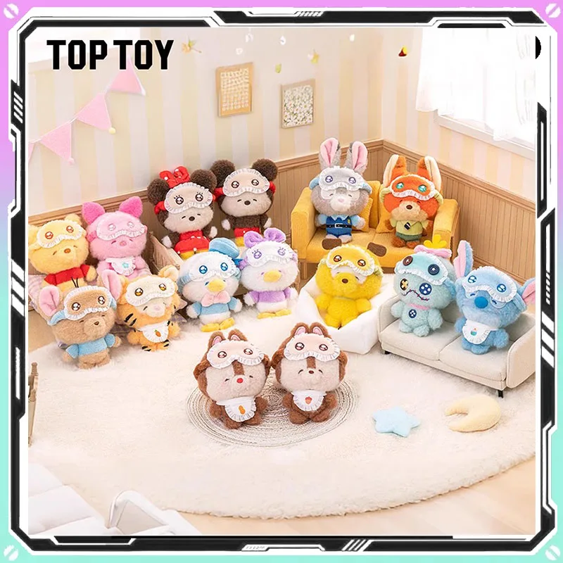 

Genuine TOPTOY Squinting Sleepwear Series Blind Box Kawaii Doll Mystery Box Anime Figurines Backpack Pendant Birthday Giftt Toys